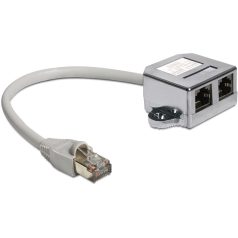   Delock RJ45 Port duplázó 1 x RJ45 dugó > 2 x RJ45 jack (2 x Ethernet)