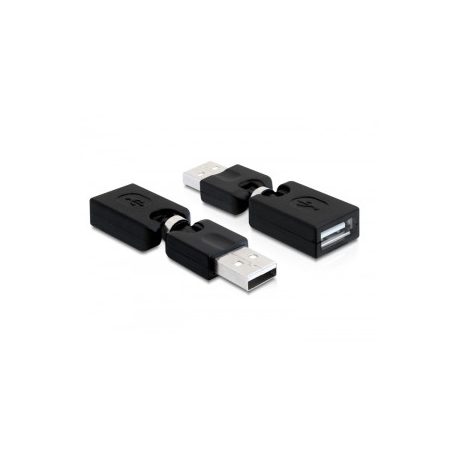 Delock forgatható adapter USB 2.0-A apa > anya