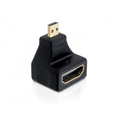   Delock Adapter magas sebességű HDMI - mikro D apa > A anya, elforgatott