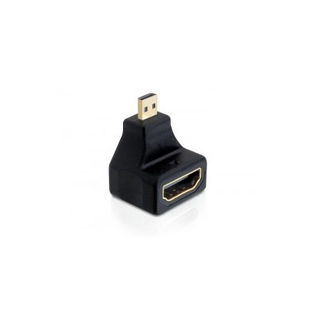 Delock Adapter magas sebességű HDMI - mikro D apa > A anya, elforgatott