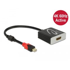   Delock Aktív mini DisplayPort 1.4 - HDMI átalakító 4K 60 Hz (HDR)