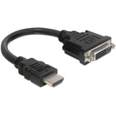 Delock Adapter HDMI apa - DVI 24+5 anya 20 cm