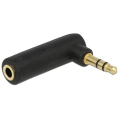   Delock Adapter Audio Stereo Jack 3,5 mm-es 3 tűs apa > szögletes anya