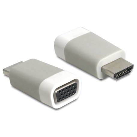 Delock adapter HDMI-A apa > VGA anya adapter, szürke