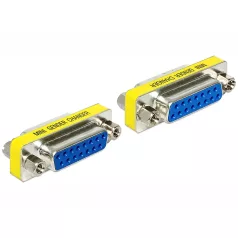 Delock Sub-D 15 pin anya > anya nemváltó adapter