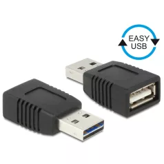 Delock EASY-USB 2.0-A apa > USB 2.0-A anya adapter