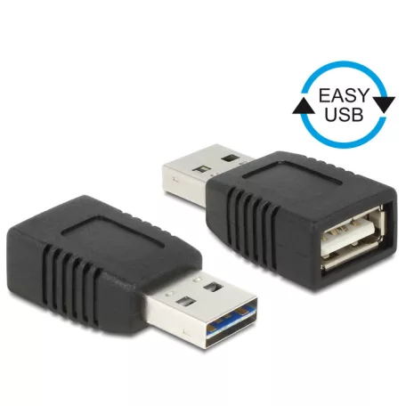 Delock EASY-USB 2.0-A apa > USB 2.0-A anya adapter