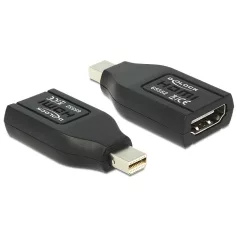   Delock Adapter mini Displayport-dugós csatlakozó > HDMI-csatlakozóhüvely