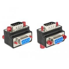   Delock adapter Sub-D 9 tűs apa > anya 90°-os szögben anya és csavar cserélhető