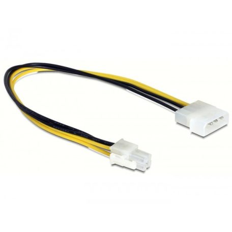 Delock P4 apa – Molex 4 tűs apa, 30 cm-es hálózati kábel