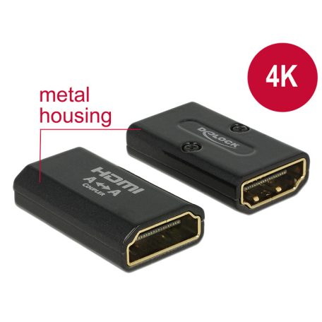 DELOCK High-Speed HDMI adapter Ethernet HDMI-A anya > HDMI-A anya 4K kimenet ...