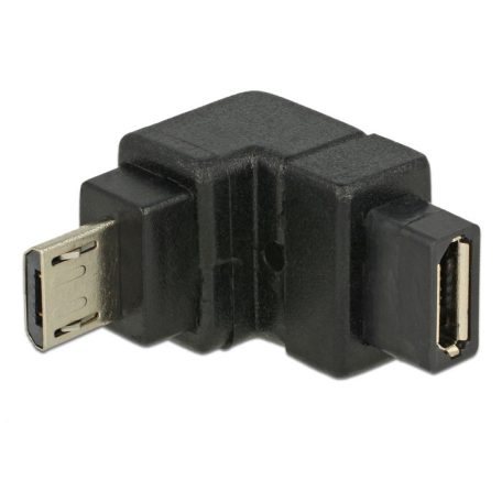 Delock Adapter USB 2.0 Micro-B apa > USB 2.0 Micro-B anya elforgatott ...