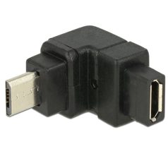   Delock Adapter USB 2.0 Micro-B apa > USB 2.0 Micro-B anya elforgatott végű
