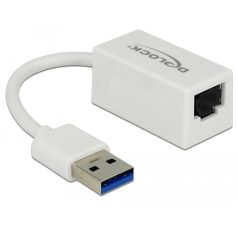   Delock Adapter SuperSpeed USB (USB 3.1 Gen 1) USB A-típusú csatlakozó > Gigabit LAN 10/100/1000 Mbps