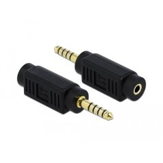   Delock 4,4 mm-es, 5 tűs sztereó jack apa – 3,5 mm-es, 3 tűs sztereó jack anya átalakító