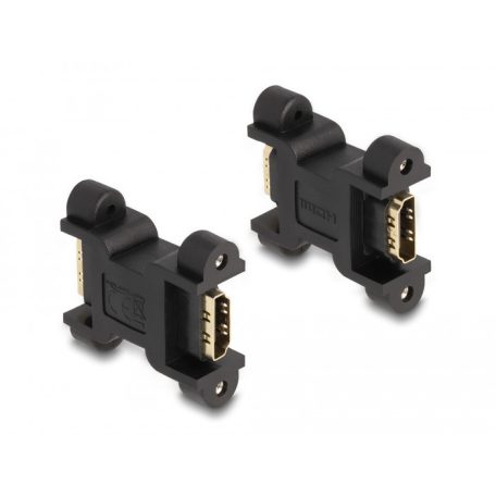 Delock HDMI-adapter anya-hüvelyhez csavaros csatlakozással