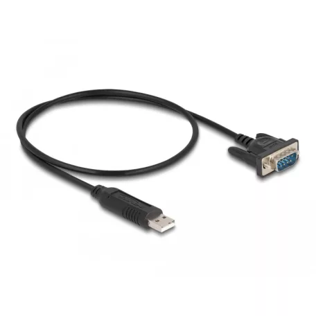 Delock USB 2.0 soros RS-232 adapterhez kompakt soros konnektor házzal 50 cm FTDI