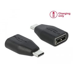   Delock USB adatblokkoló USB Type-C™ csatlakozó - USB A-típusú aljzat