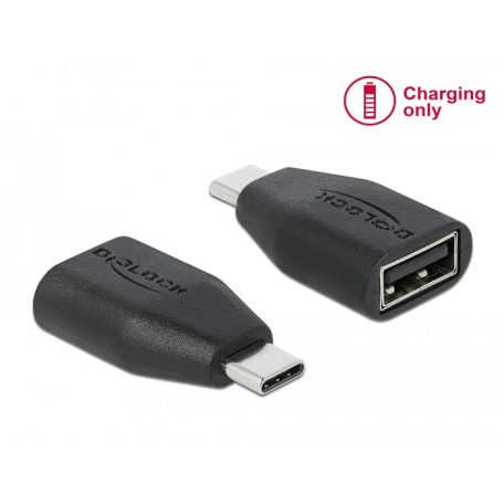 Delock USB adatblokkoló USB Type-C™ csatlakozó - USB A-típusú aljzat