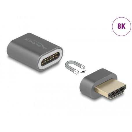 Delock HDMI adapter apa - anya 8K 60 Hz mágneses