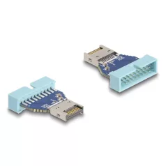   Delock USB 10 Gbps átalakító, tűfejes csatlakozó – USB E-típusú belső A kulcs csatlakozó