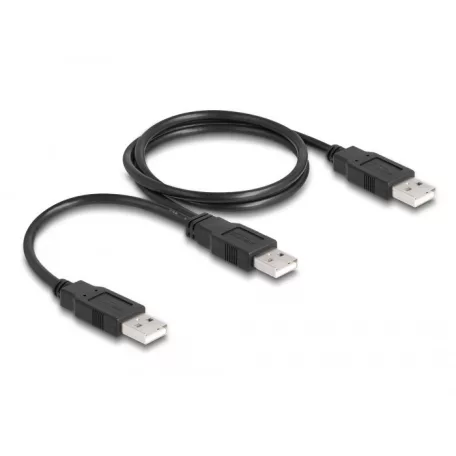 Delock USB 2.0 kábel A-típusú a 2 x A-tipusú 70 cm