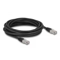  Delock RJ45 hálózati kábel Cat.6A S/FTP PE kültéri 20 m fekete