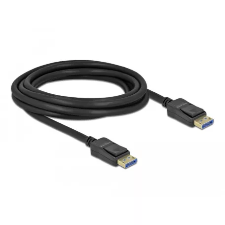Delock DisplayPort kábel 10K 60 Hz 54 Gbps 3 m