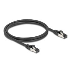 Delock RJ45 hálózati kábel Cat.8.1 S/FTP 1 m fekete
