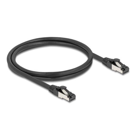 Delock RJ45 hálózati kábel Cat.8.1 S/FTP 1 m fekete