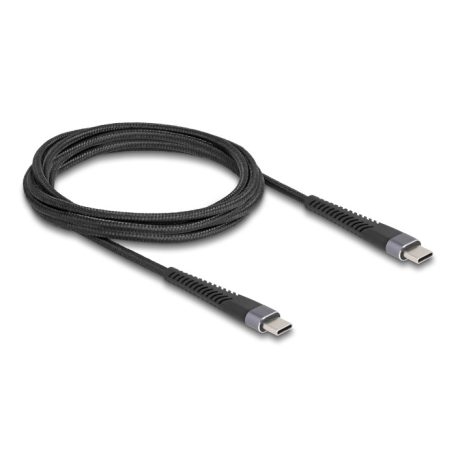 Delock USB 2.0 kábel USB Type-C™ apa - apa meghosszabbított hajlítás védelemmel 60 W 2 m