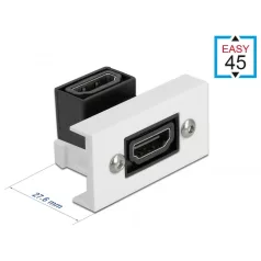 Delock Easy 45 HDMI modul 90° hajlított 22,5 x 45 mm