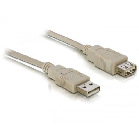 Delock USB 2.0 hosszabbító kábel A/A 3 m