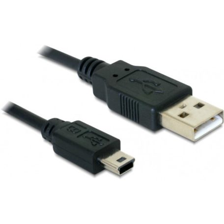Delock Delock USB 2.0-A > USB mini-B 5 pin 1 m apa / apa kábel