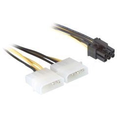 Delock hálózati kábel, PCI Express kártyákhoz, 15cm