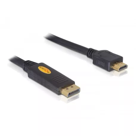 Delock Displayport apa > HDMI apa kábel 3m