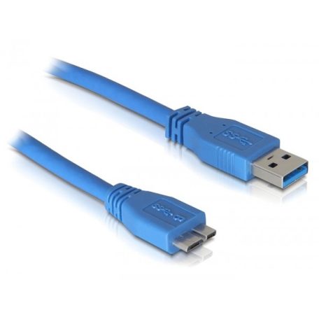 Delock USB3.0 A   Micro USB3.0 átalakító kábel, 1 m.