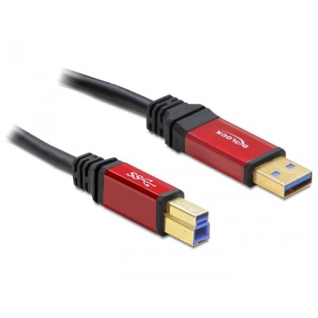 Delock USB 3.0-A > B apa / apa, 3 m prémium kábel