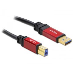 Delock USB 3.0-A > B apa / apa, 5 m prémium kábel