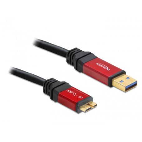 Delock USB 3.0-A > mikro-B apa / apa, 3 m prémium kábel