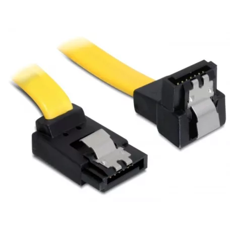 Delock SATA 6 Gb/s fel / le kábel, fém, 50 cm