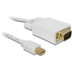 Delock Displayport mini apa > VGA 15 pin apa kábel, 5 m