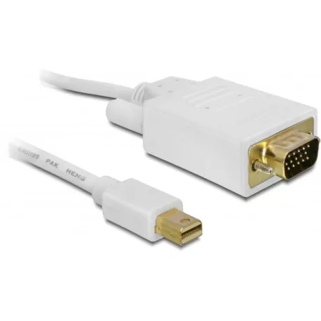 Delock Displayport mini apa > VGA 15 pin apa kábel, 5 m