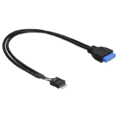   Delock kábel USB 3.0 tűs header female > USB 2.0 tűs header male