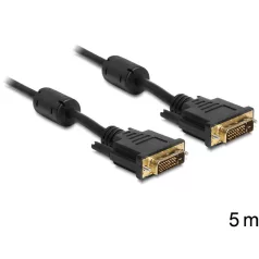 Delock DVI 24+1 apa > apa kábel, 5 m