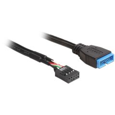   Delock USB 2.0 pin fejes anya > USB 3.0 pin fejes apa kábel