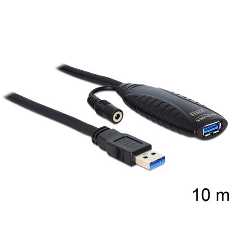 Delock USB 3.0 aktív hosszabbító kábel, 10 m