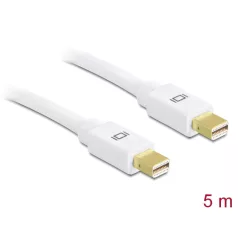  Delock Kábel Mini Displayport 1.2 dugó > Mini Displayport dugó 4K 5,0 m