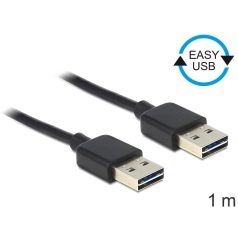 Delock EASY-USB 2.0-A apa > apa kábel, 1 m