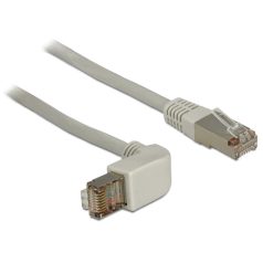 Delock kábel RJ45 Cat.5e SFTP szögletes / egyenes 0,5 m